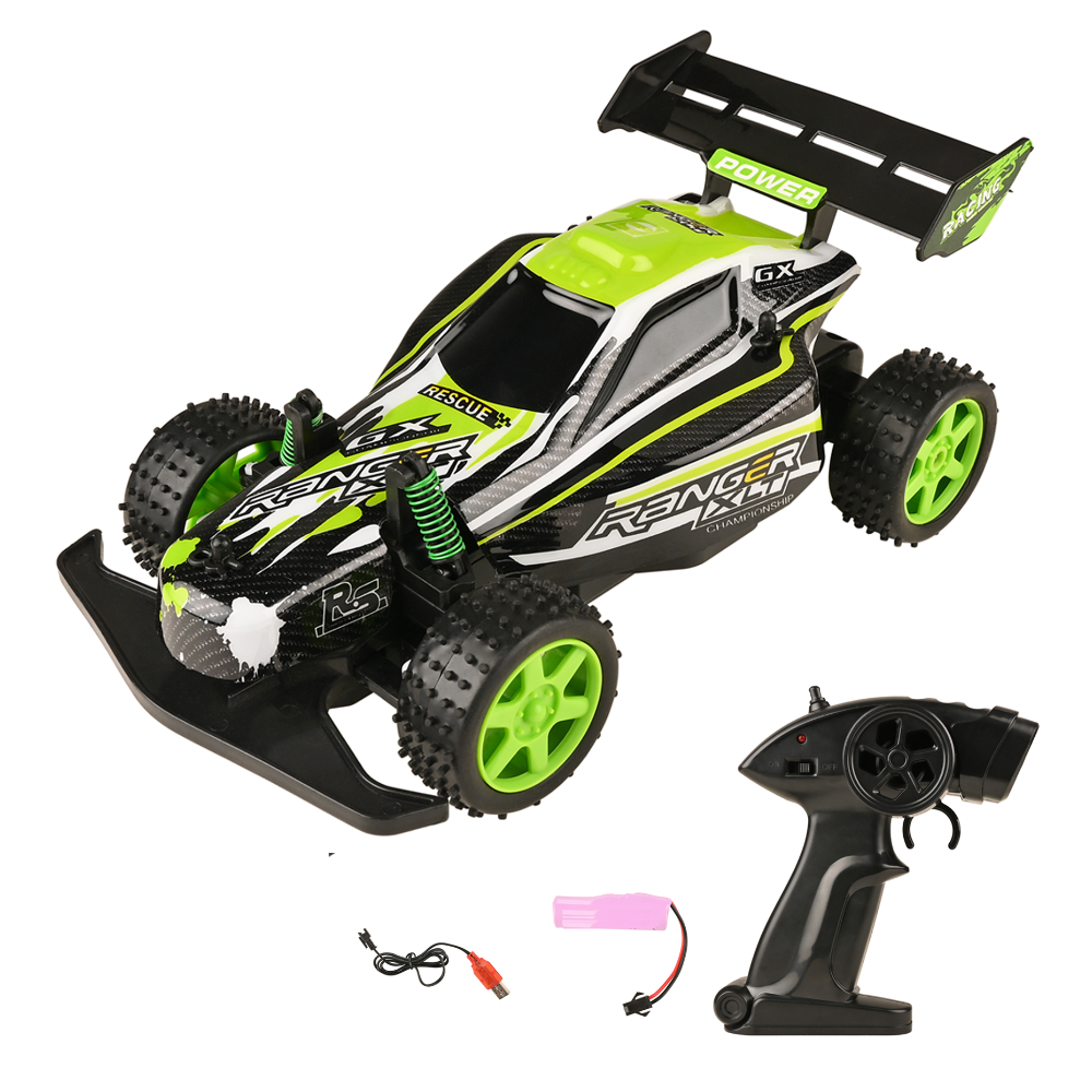 Ranger Alien Racing Car (1:18) Green For Children