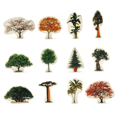 Wooden Trees Toy Set