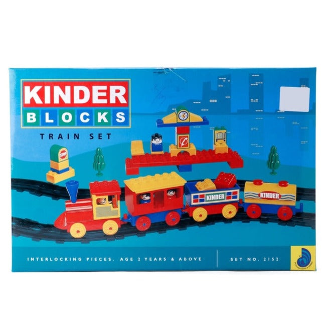 Kinder Blocks Senior Train Set Building Blocks Set