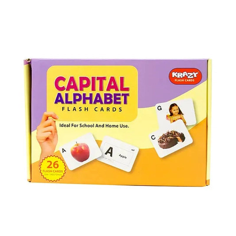 Capital Alphabet Education Card for Kids