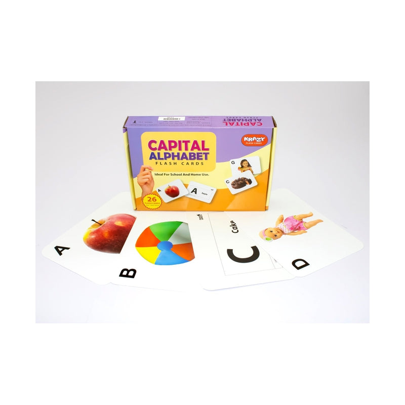 Capital Alphabet Education Card for Kids