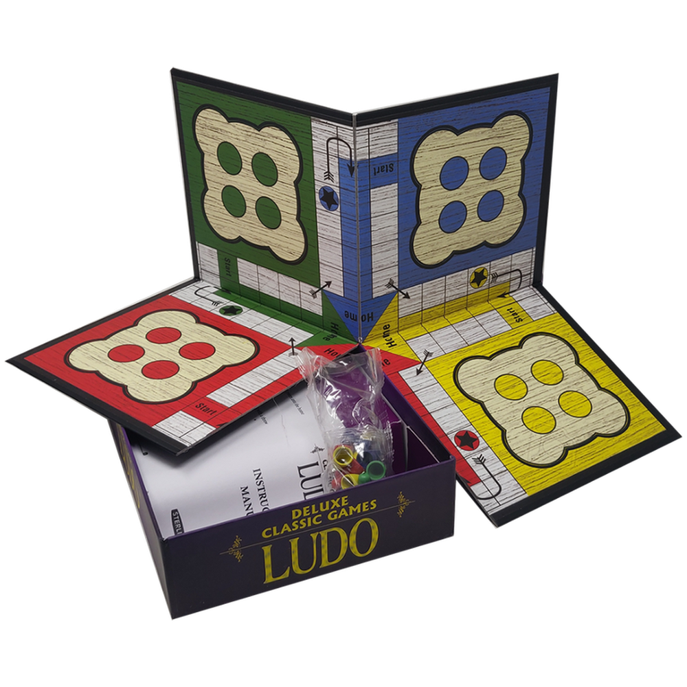 Deluxe Classic Games Ludo For Children