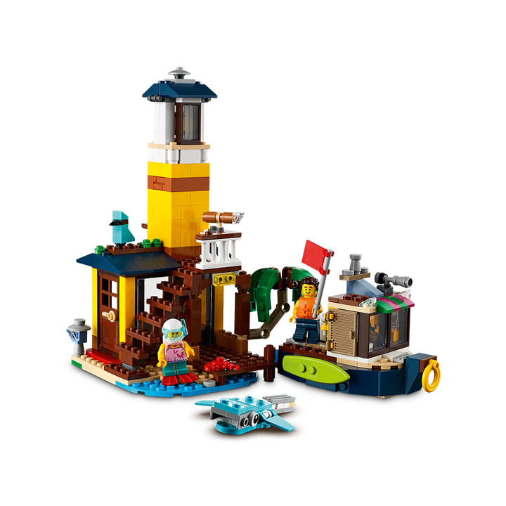 Lego Surfer Beach House Construction Set (3 in 1) - 31118