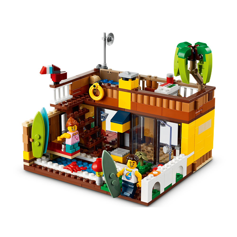 Lego Surfer Beach House Construction Set (3 in 1) - 31118