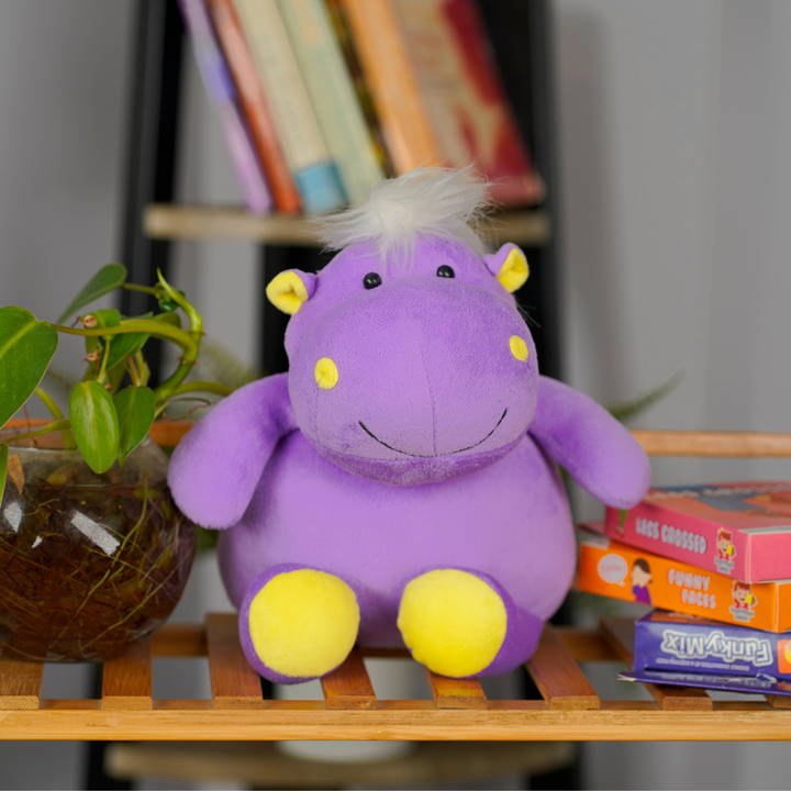 Furrendz Tammy Hippo 10" Plush - Purple