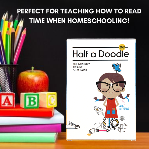 Half A Doodle Educational Card Game for Kids