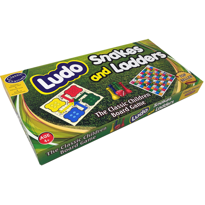 Ludo Snakes and Ladders Board Game (4 Years till Grown Ups)