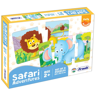 Safari Adventures - A Set of 4 Puzzles - 2, 3, 4 & 5 Pieces