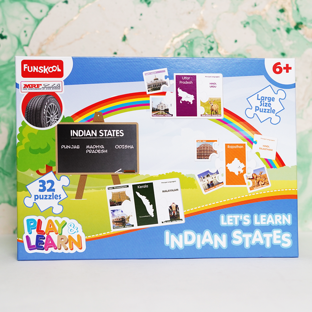 Let’s Learn Indian States Jigsaw Puzzle Game