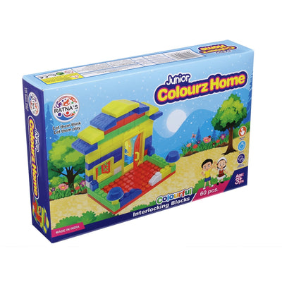 Colourz Home Block Junior (Building Block)  60 Pcs