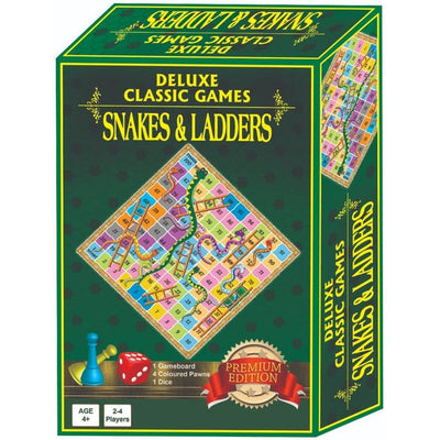 Deluxe Classic Games Snakes & Ladders