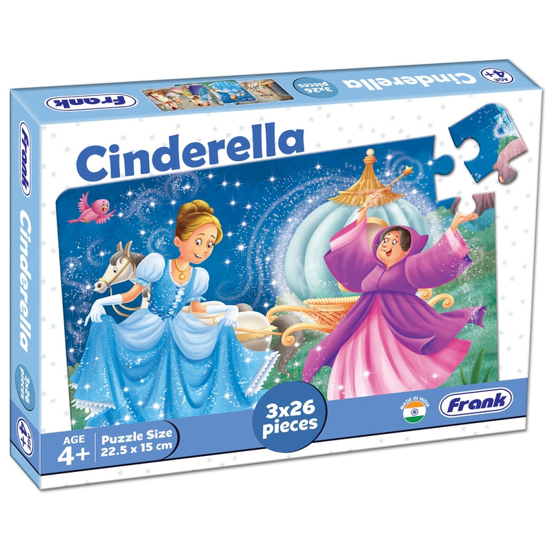 Cinderella - A Set Of 3 Puzzles - 26 Pieces Each