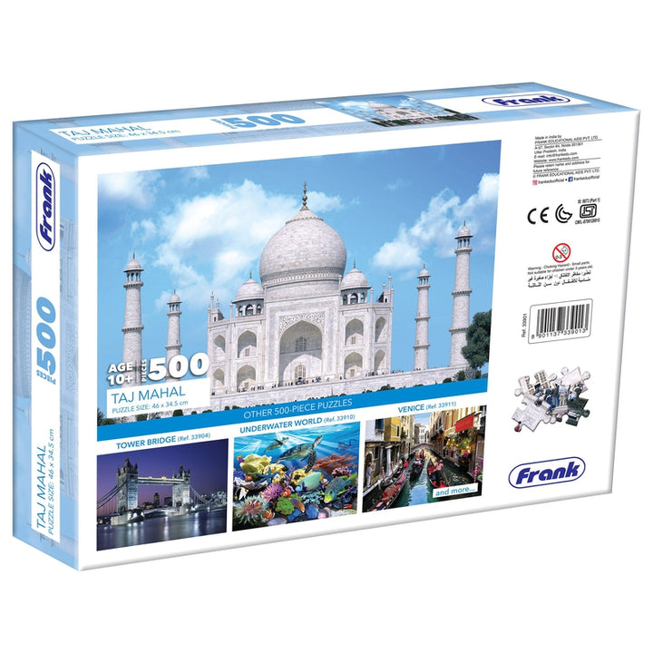 Frank 500 Pieces Taj Mahal Jigsaw Puzzle