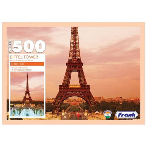 Frank 500 Pieces Eiffel Tower Jigsaw Puzzle