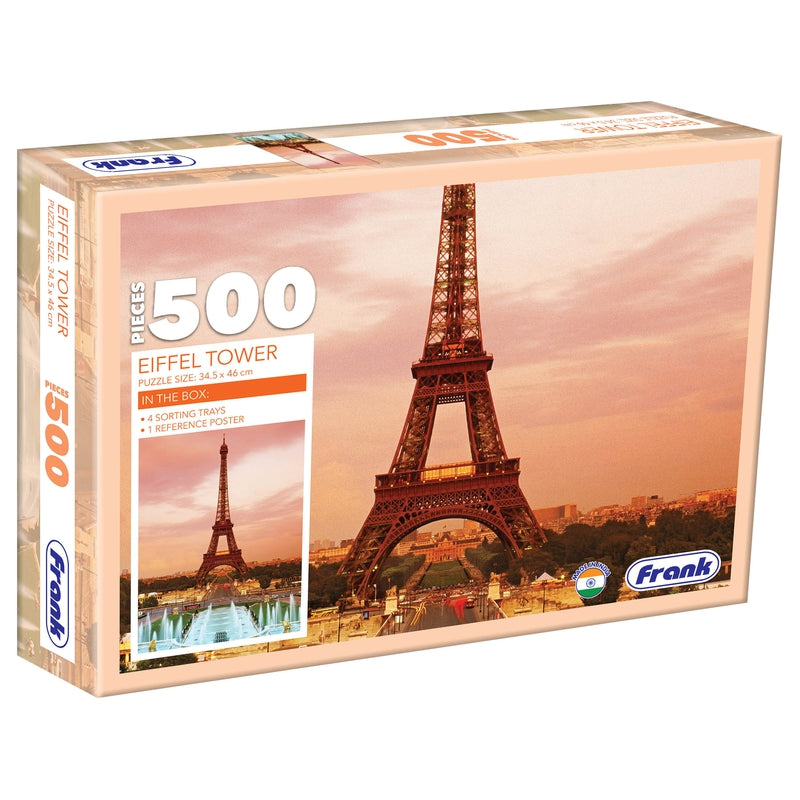 Frank 500 Pieces Eiffel Tower Jigsaw Puzzle