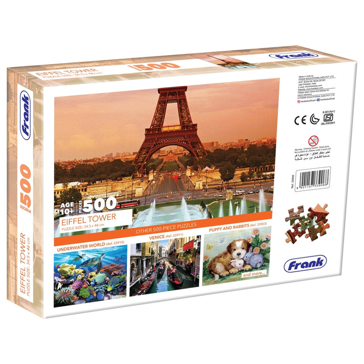 Frank 500 Pieces Eiffel Tower Jigsaw Puzzle