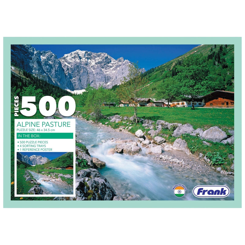 Alpine Pasture 500 Piece Jigsaw Puzzle