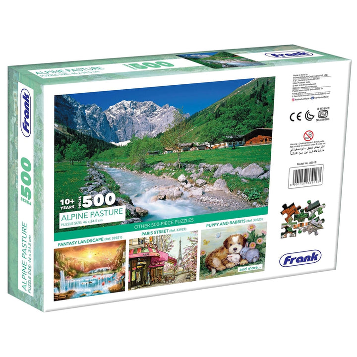 Alpine Pasture 500 Piece Jigsaw Puzzle