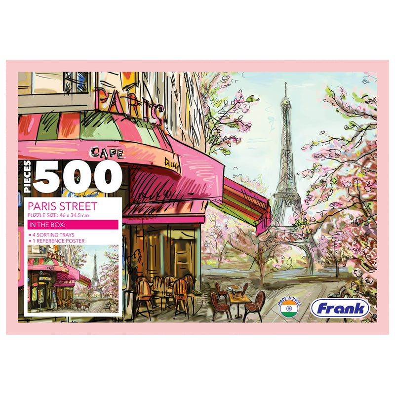 Frank 500 Pieces Paris Street Jigsaw Puzzle
