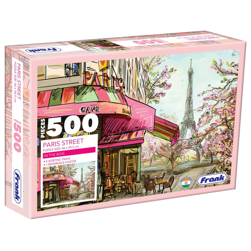 Frank 500 Pieces Paris Street Jigsaw Puzzle