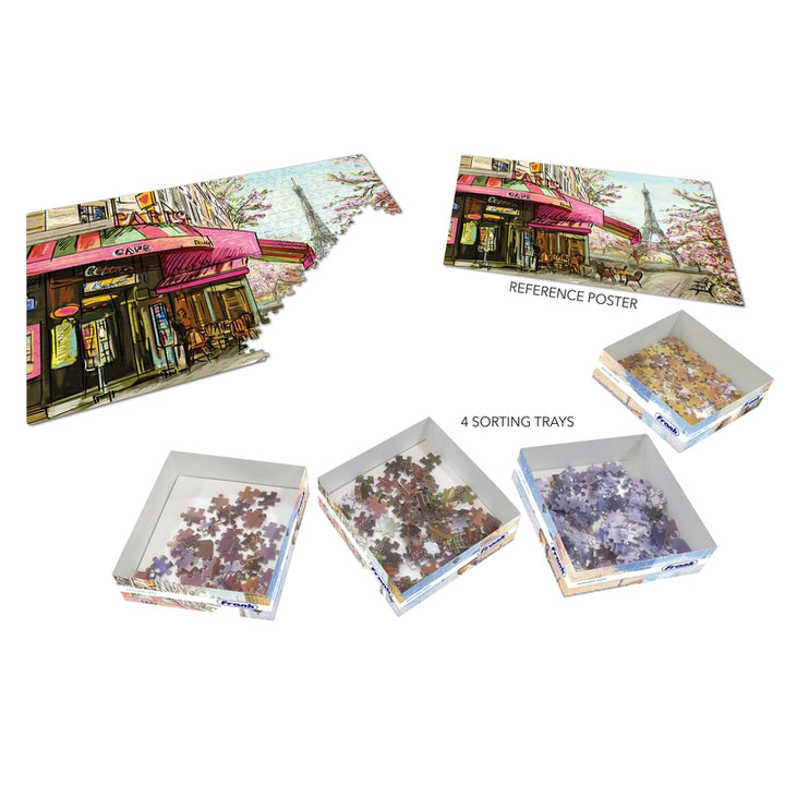 Frank 500 Pieces Paris Street Jigsaw Puzzle