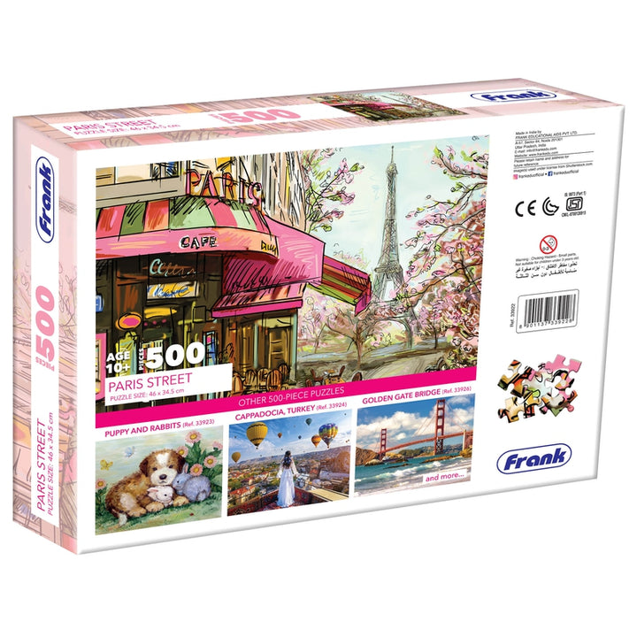 Frank 500 Pieces Paris Street Jigsaw Puzzle