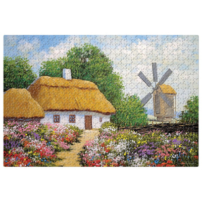 Old House In Ukraine 1000 Piece Jigsaw Puzzle