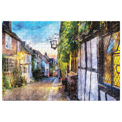 Cobbled Street 1000 Piece Jigsaw Puzzle