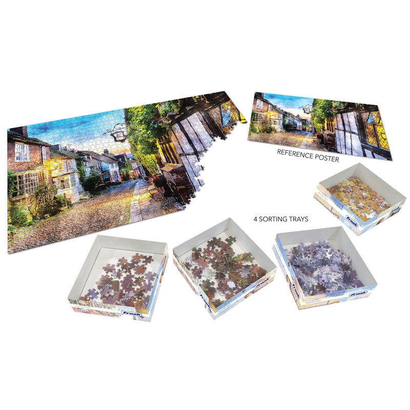 Cobbled Street 1000 Piece Jigsaw Puzzle