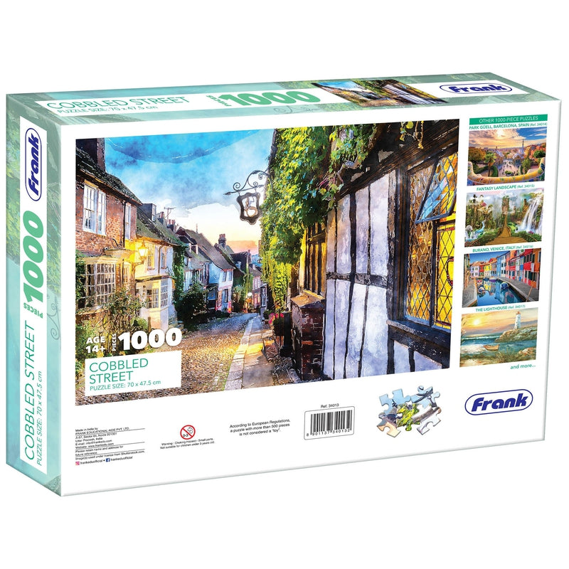 Cobbled Street 1000 Piece Jigsaw Puzzle