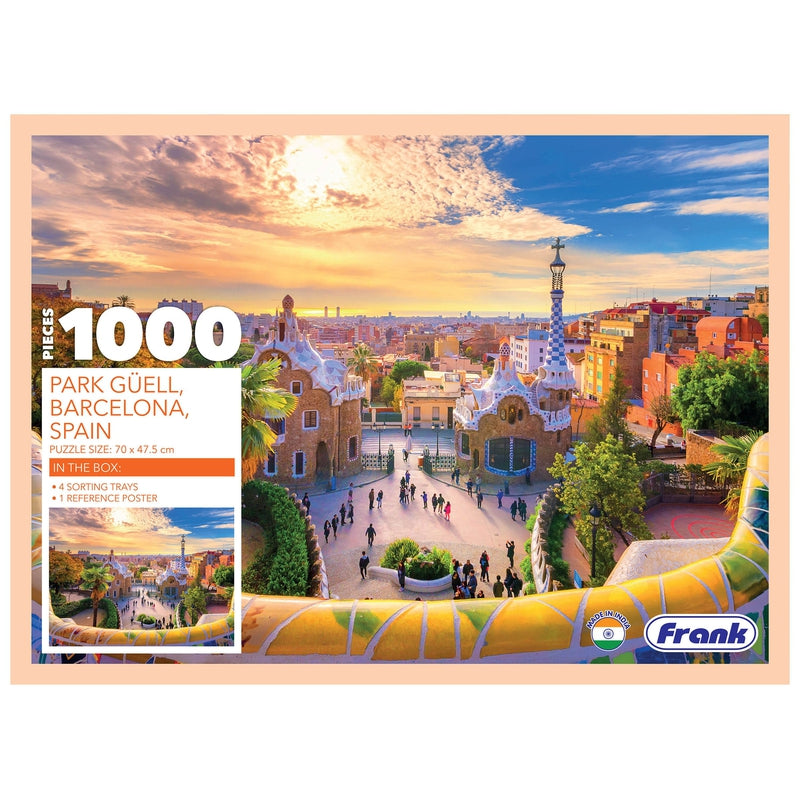 Park Guell, Barcelona, Spain 1000 Piece Jigsaw Puzzle