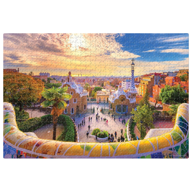 Park Guell, Barcelona, Spain 1000 Piece Jigsaw Puzzle