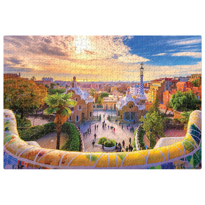 Park Guell, Barcelona, Spain 1000 Piece Jigsaw Puzzle