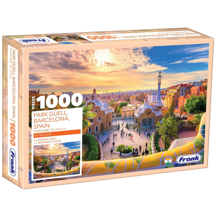 Park Guell, Barcelona, Spain 1000 Piece Jigsaw Puzzle