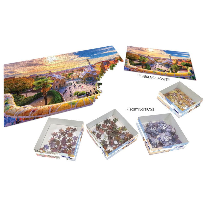 Park Guell, Barcelona, Spain 1000 Piece Jigsaw Puzzle