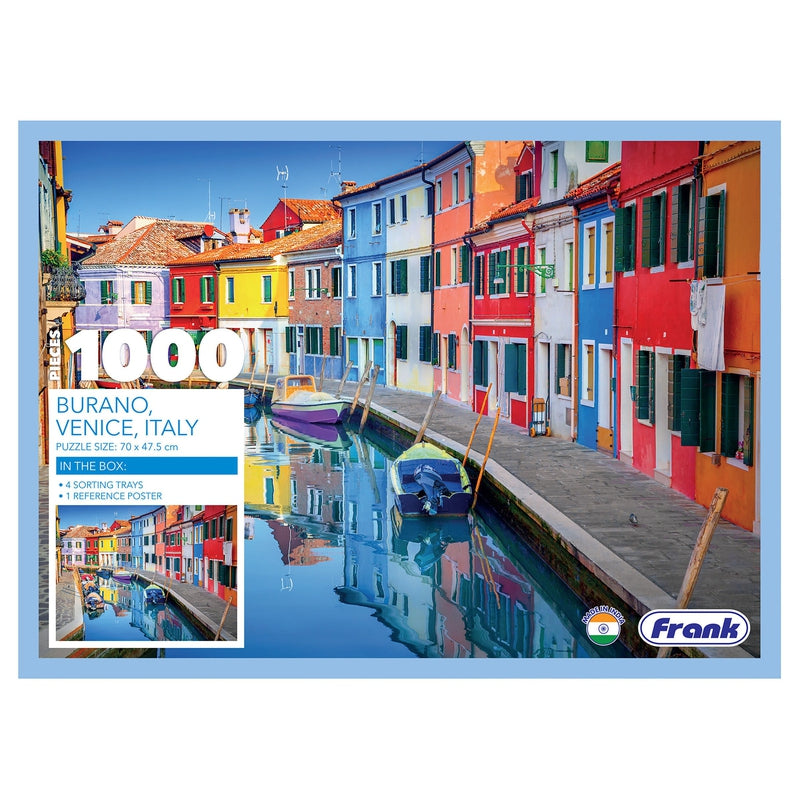 Burano, Venice, Italy 1000 Piece Jigsaw Puzzle