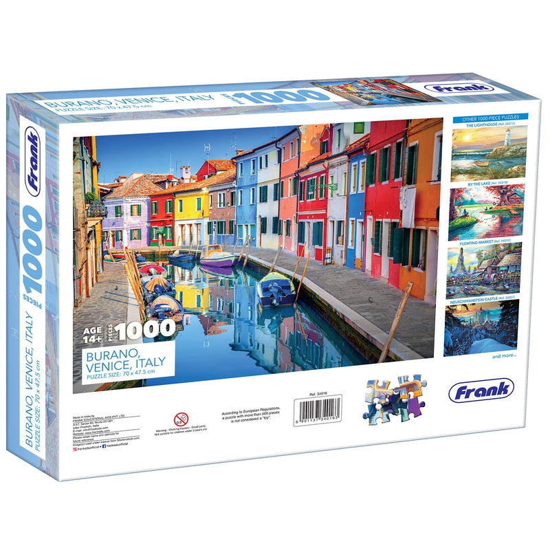 Burano, Venice, Italy 1000 Piece Jigsaw Puzzle