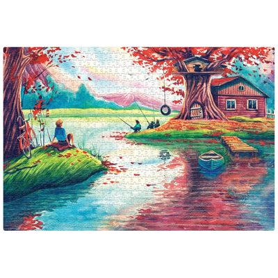 By The Lake 1000 Piece Jigsaw Puzzle