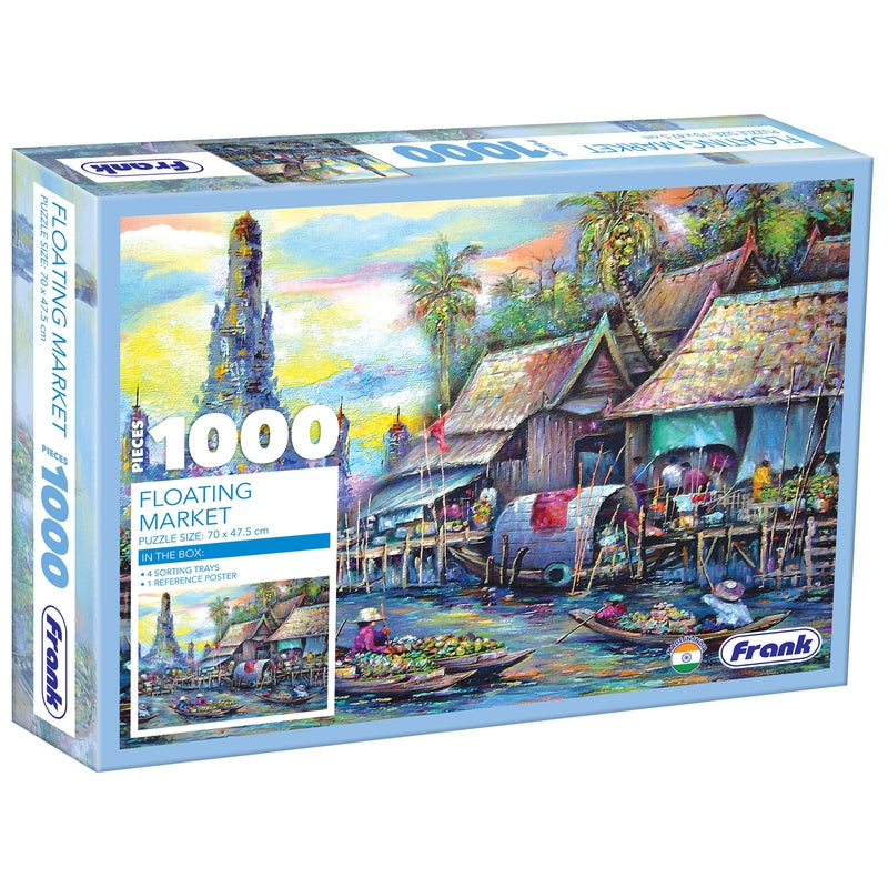 Floating Market 1000 Piece Jigsaw Puzzle