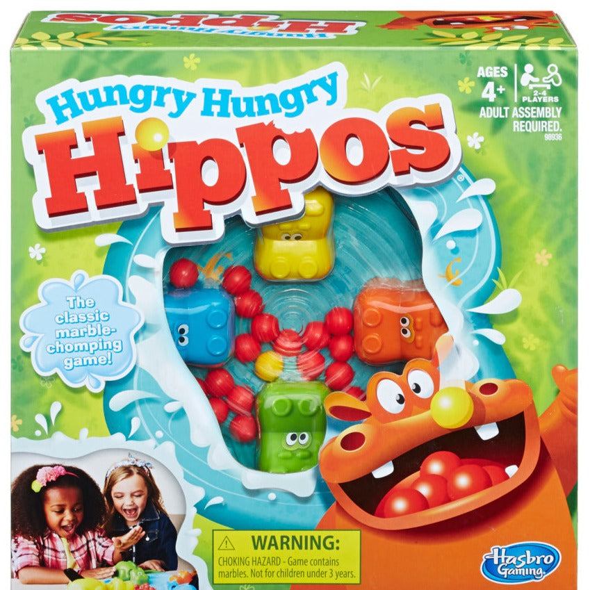 Original Hungry Hippos (Marble Munching Game) - Original Hasbro Product