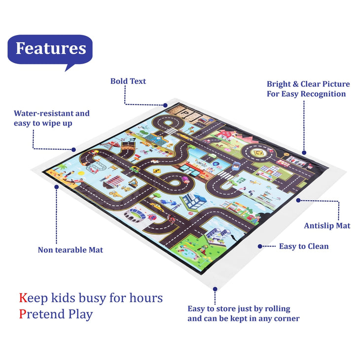 Road Map A Pretend Play Mat