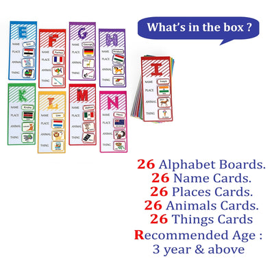 Name Place Animal Thing - Activity Board