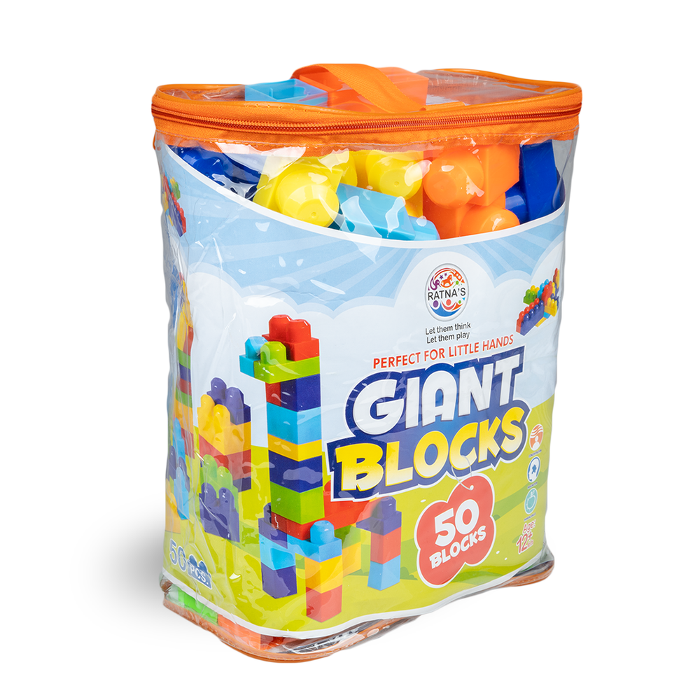 Giant Blocks (50 Pcs) - Building Block Set