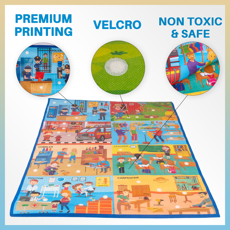 Our Helpers Educational Activity Mat