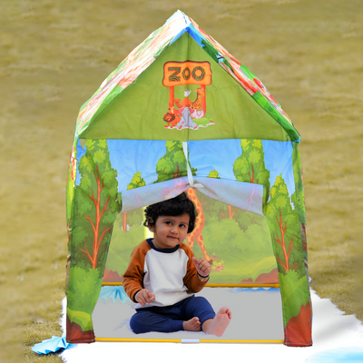 Zoo and Jungle Theme Play Tent House for Kids