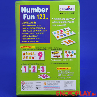 Number Fun 123 Jigsaw Puzzle (Learn Numbers)