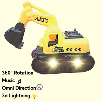 Excavator Construction Toys for Kids | Truck Toys for Kids | Construction Toys for Kids | Music | Light | Year | Age