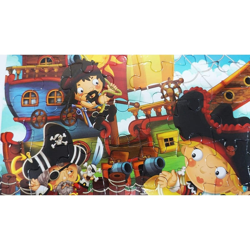 Pirates Theme Jigsaw Puzzle Game Multicolor (40 Pieces)