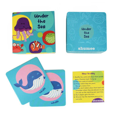 Sea-Side Memory Card Game