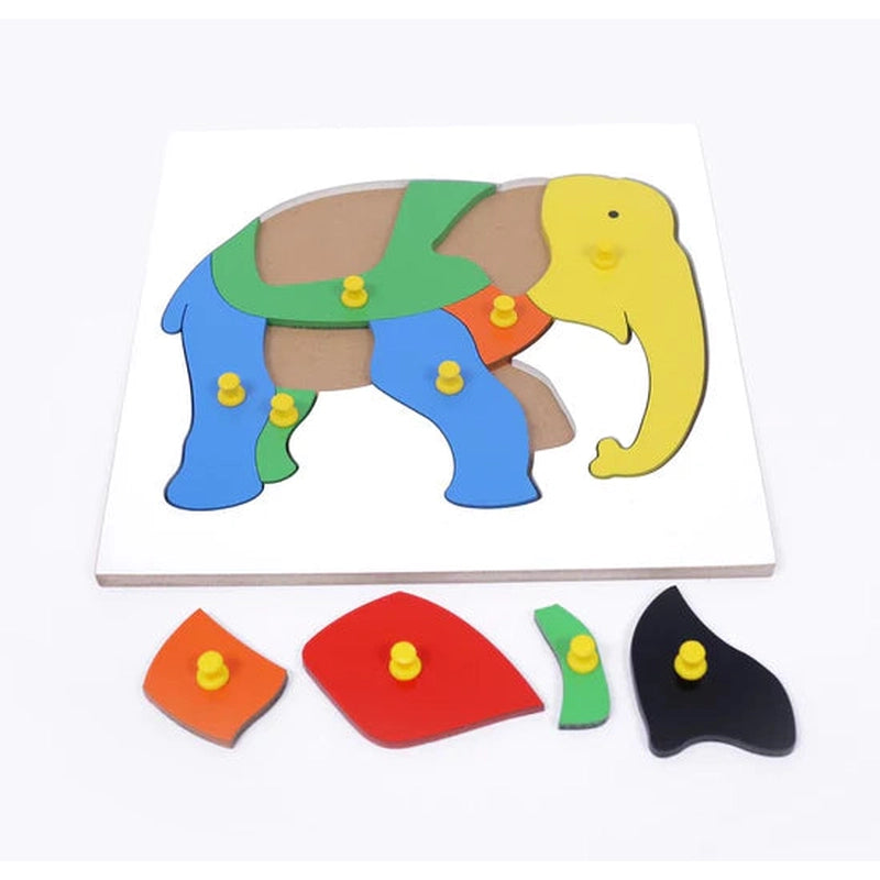 Wooden Elephant Puzzle for Kids